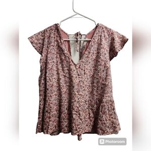 Abercrombie and Fitch women's floral top size L